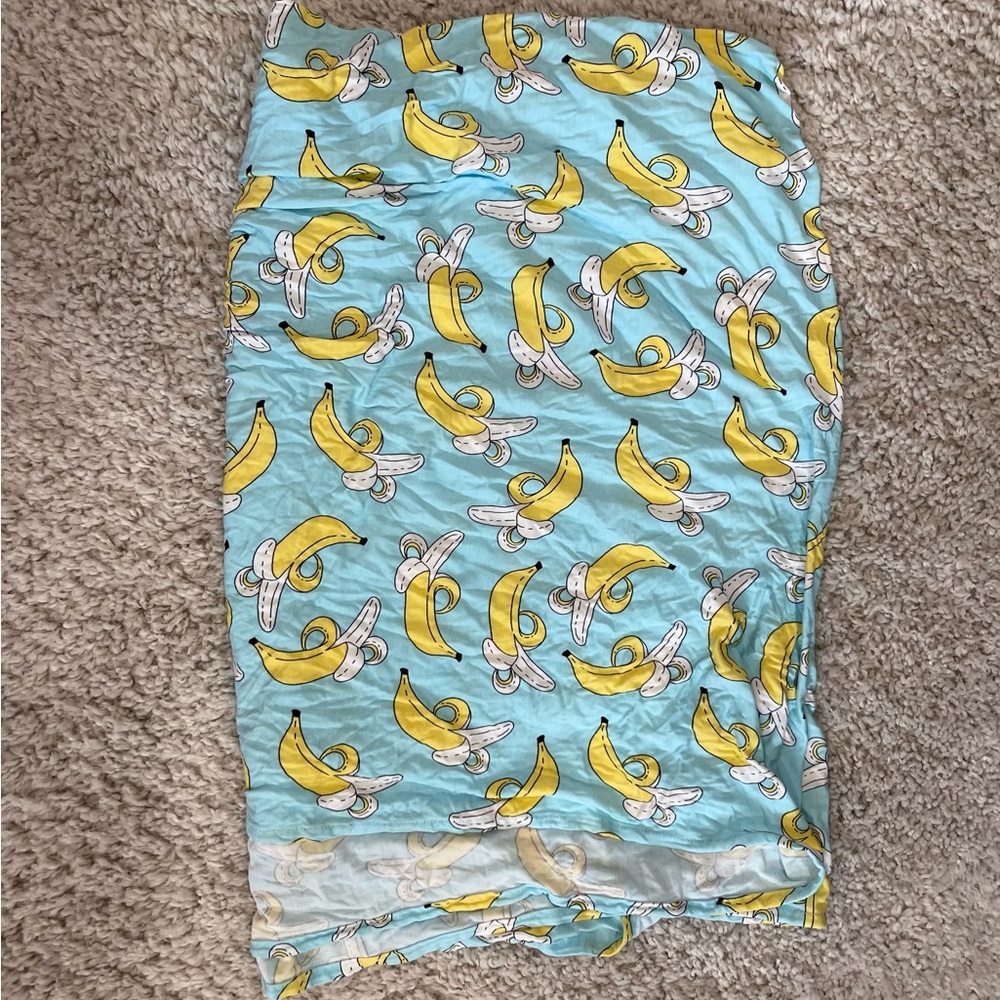 Little Sleepies Banana Swaddle Blanket